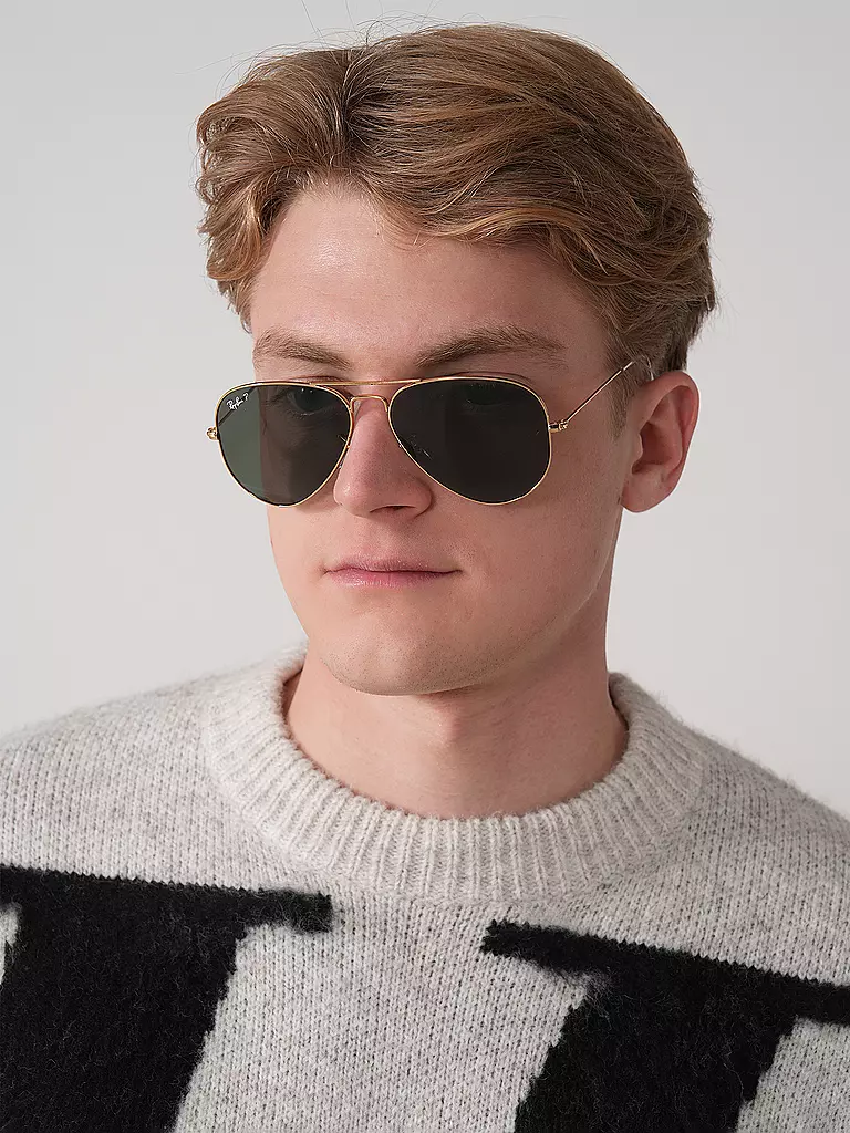 RAY BAN | Sonnenbrille AVIATOR | gold