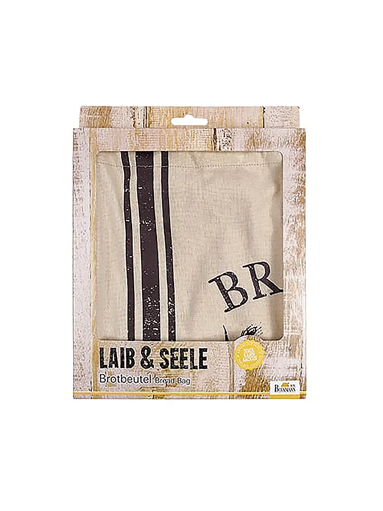RBV BIRKMANN | Brotbeutel eckig 38cm  | beige