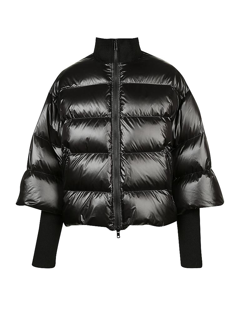 RED VALENTINO | Daunenjacke Oversized-Cropped-Fit | schwarz