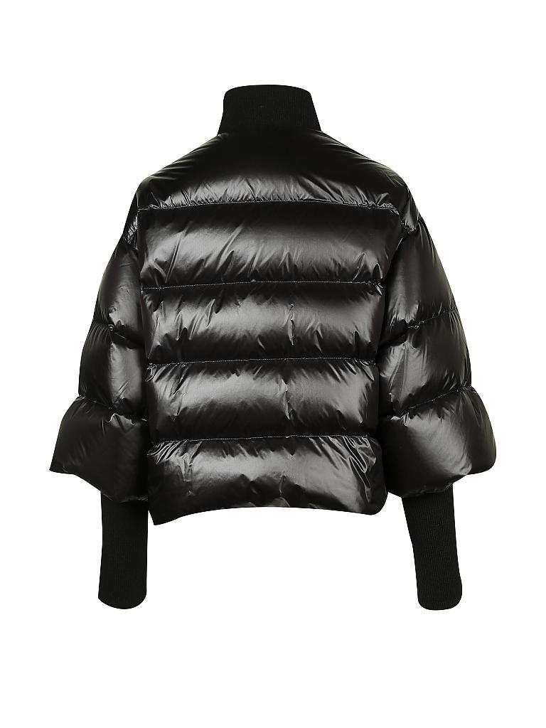 RED VALENTINO | Daunenjacke Oversized-Cropped-Fit | schwarz