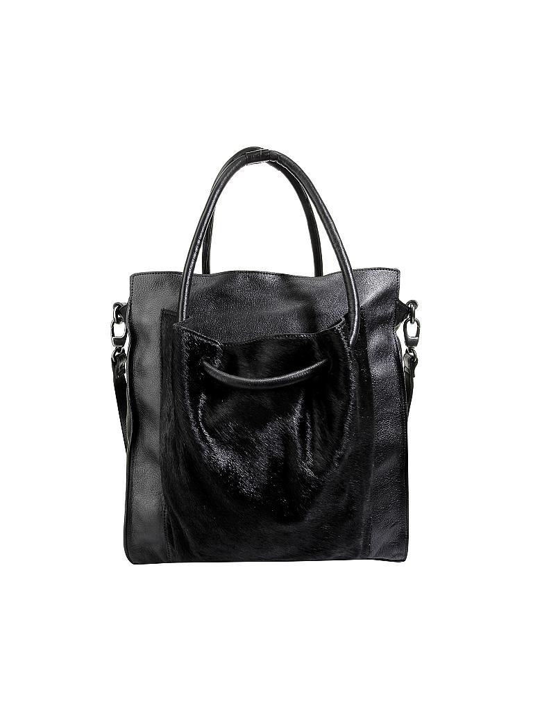 REHARD | Ledertasche - Shopper | schwarz