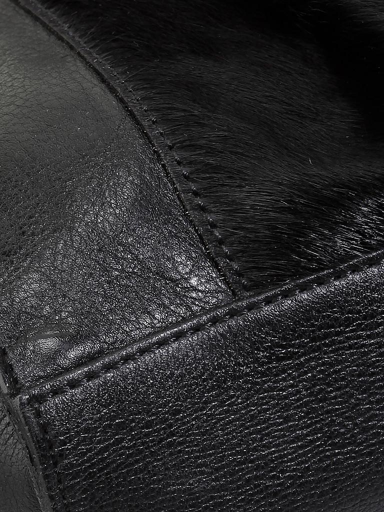 REHARD | Ledertasche - Shopper | schwarz
