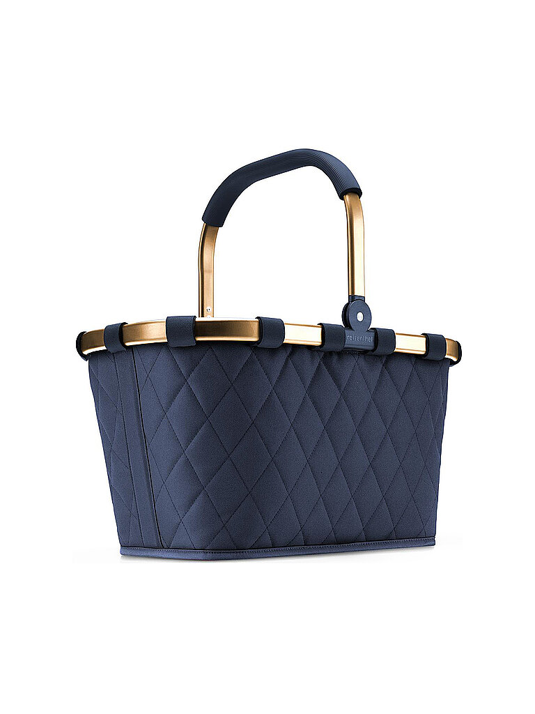 REISENTHEL Carrybag Rhombus Midnight Gold dunkelblau
