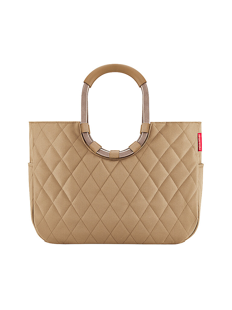REISENTHEL Tasche - Loopshopper Large Frame Rhombus Ginger  camel