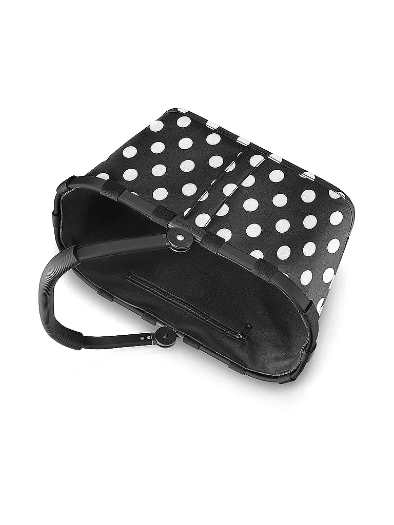 REISENTHEL | Carrybag Dots White | schwarz