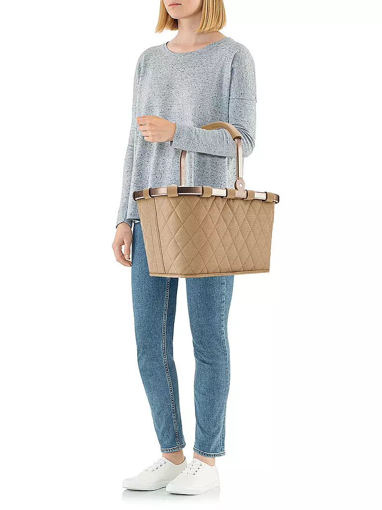 REISENTHEL | Carrybag RHOMBUS Ginger  | camel