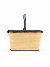 REISENTHEL | Einkaufskorb - Carrybag Raffia Blue | schwarz