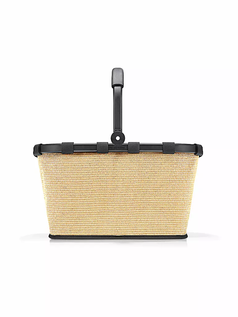 REISENTHEL | Einkaufskorb - Carrybag Raffia Black  | schwarz