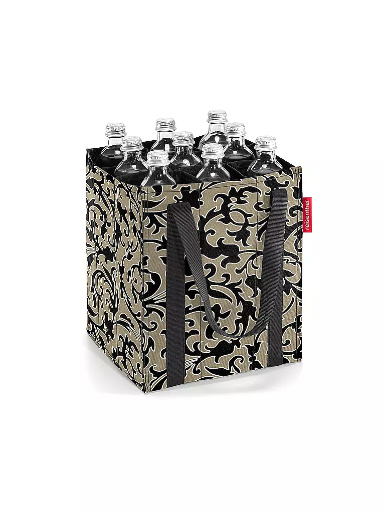 REISENTHEL | Kühltasche - Bottlebag BAROQUE MARBLE 9 Flaschen Braun/Schwarz | braun