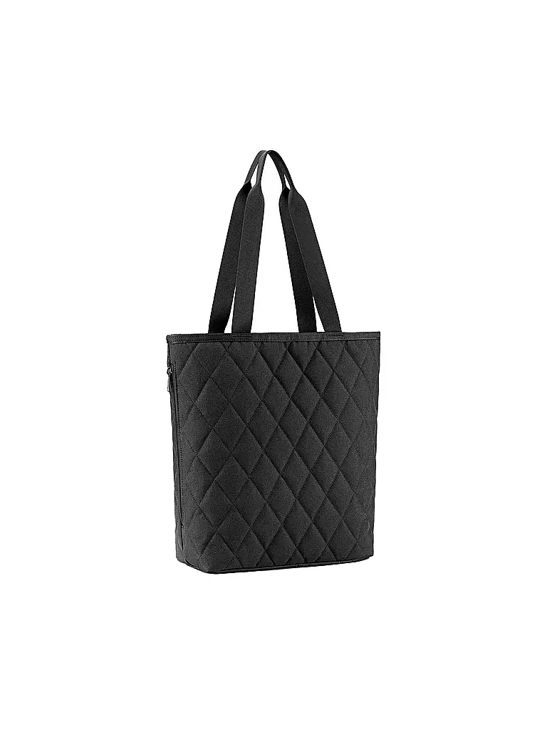 REISENTHEL | Shopper CLASSIC M Rhombus 40x35cm Schwarz / Stepp | schwarz