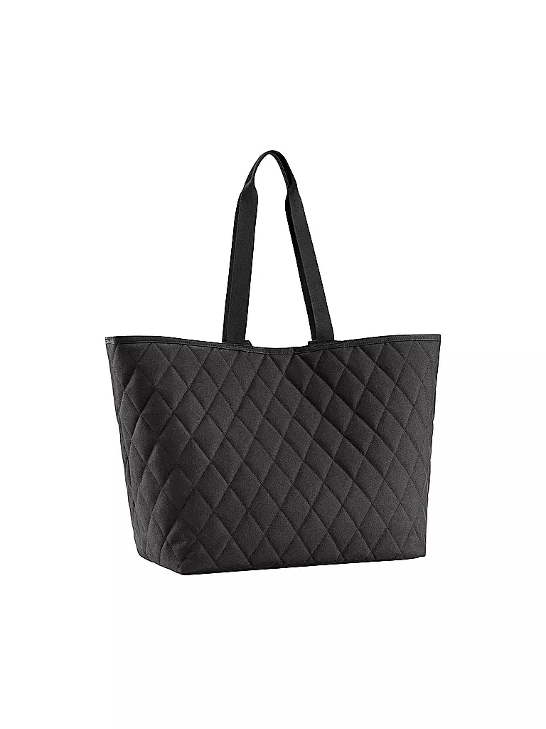 REISENTHEL | Shopper CLASSIC XL Rhombus 62x36cm Schwarz / Stepp | schwarz