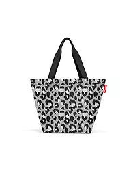 REISENTHEL | Tasche - Shopper Medium Leoprint | schwarz