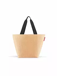 REISENTHEL | Tasche - Shopper Medium Raffia Blue | schwarz