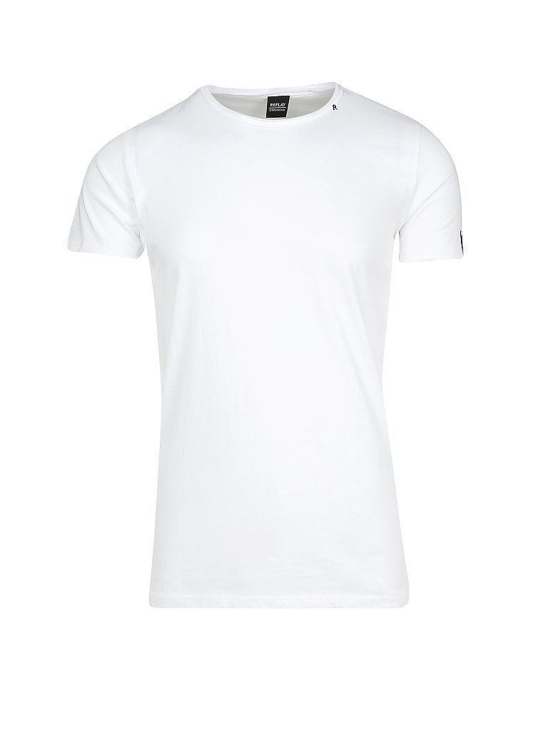 REPLAY T-Shirt  weiss | S