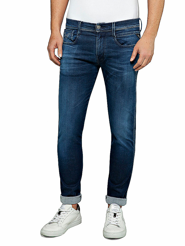 Jeans Slim Fit ANBASS HYPERFLEX CLOUDS blau 32/L34 herren