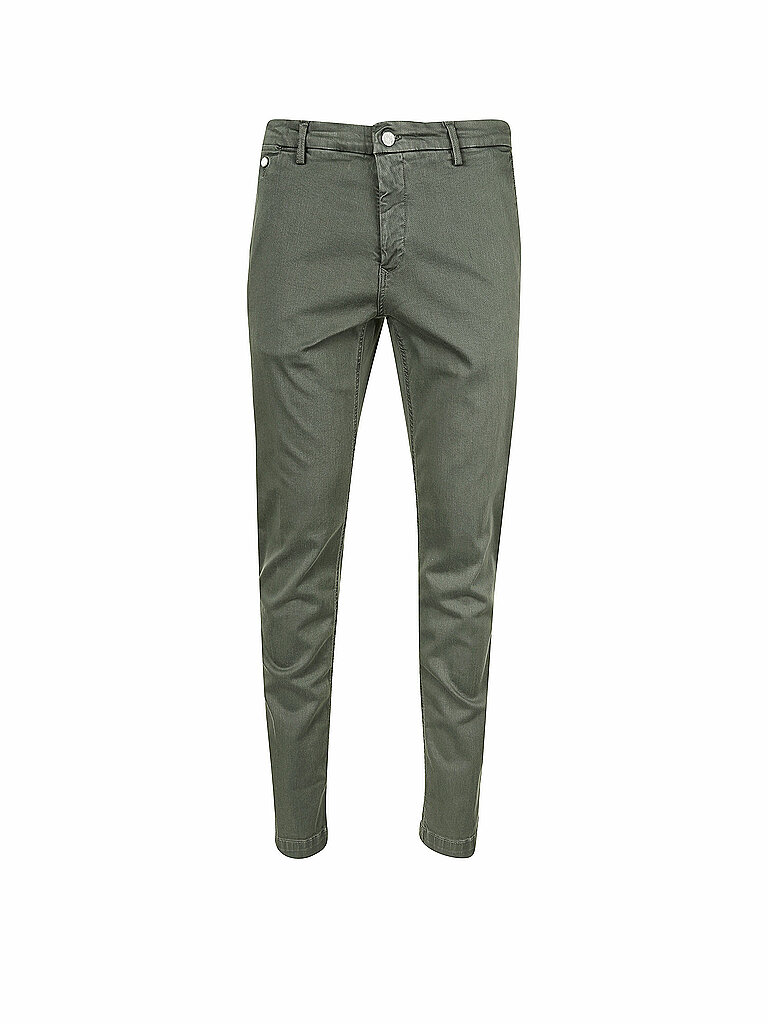 Chino Regular Fit Benni Hyperflexx olive 33/L34 herren