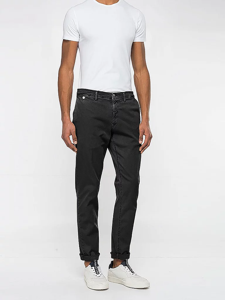 REPLAY Chino Regular Fit  Benni  Hyperflexx schwarz   32/L34 herren 2