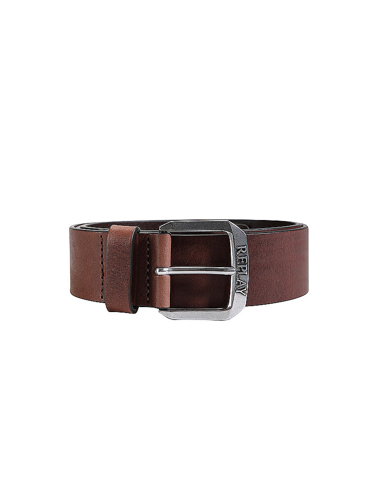 REPLAY Ledergürtel braun | 90