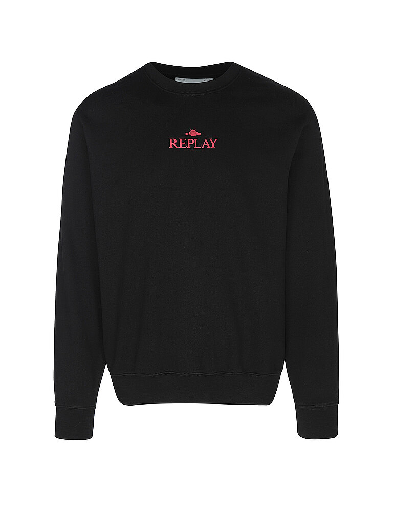 REPLAY Sweater schwarz | XXL