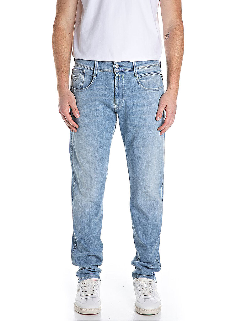 Jeans Slim Fit ANBASS HYPERFLEXX hellblau 36/L32 herren