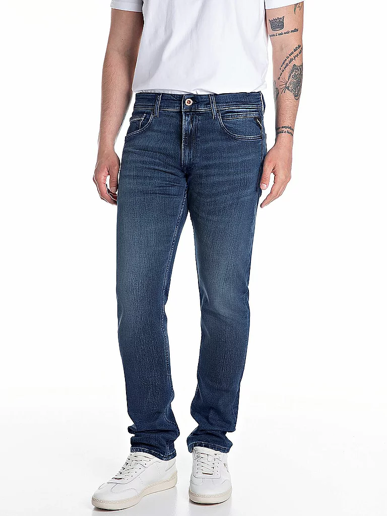 REPLAY Jeans Straight Fit GROVER blau   29/L32 herren 2
