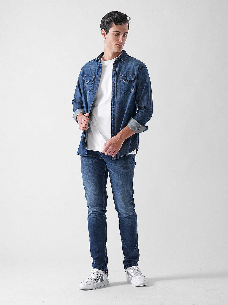 Replay Slim Fit Jeans Dark Blue 34/L34 2