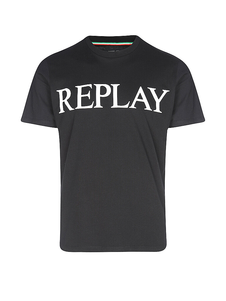 REPLAY T-Shirt schwarz | S