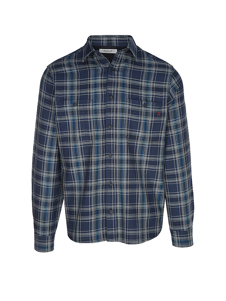 Hemd Regular Fit blau S herren