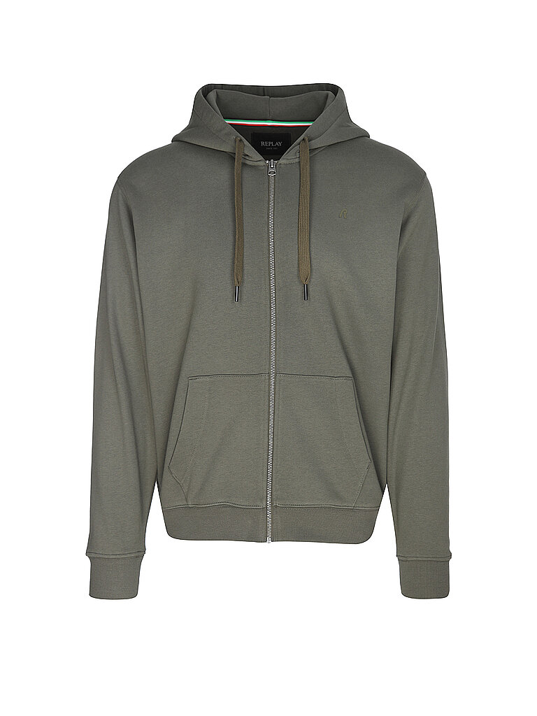 REPLAY Sweatjacke  olive | S