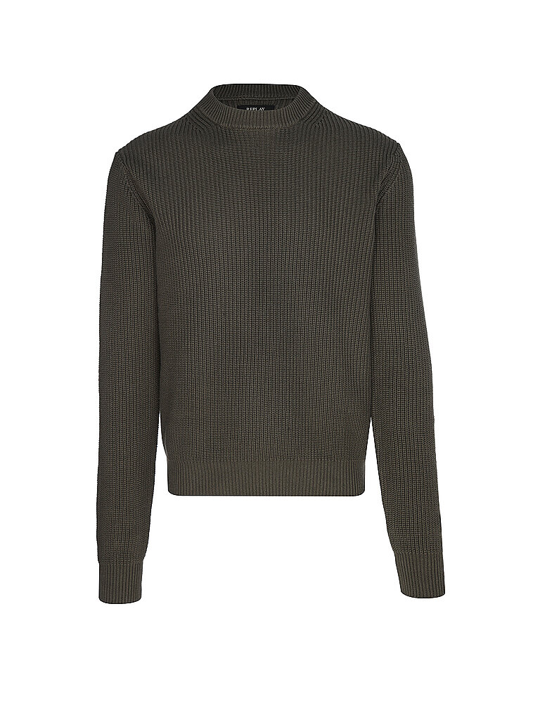 REPLAY Pullover  olive | S