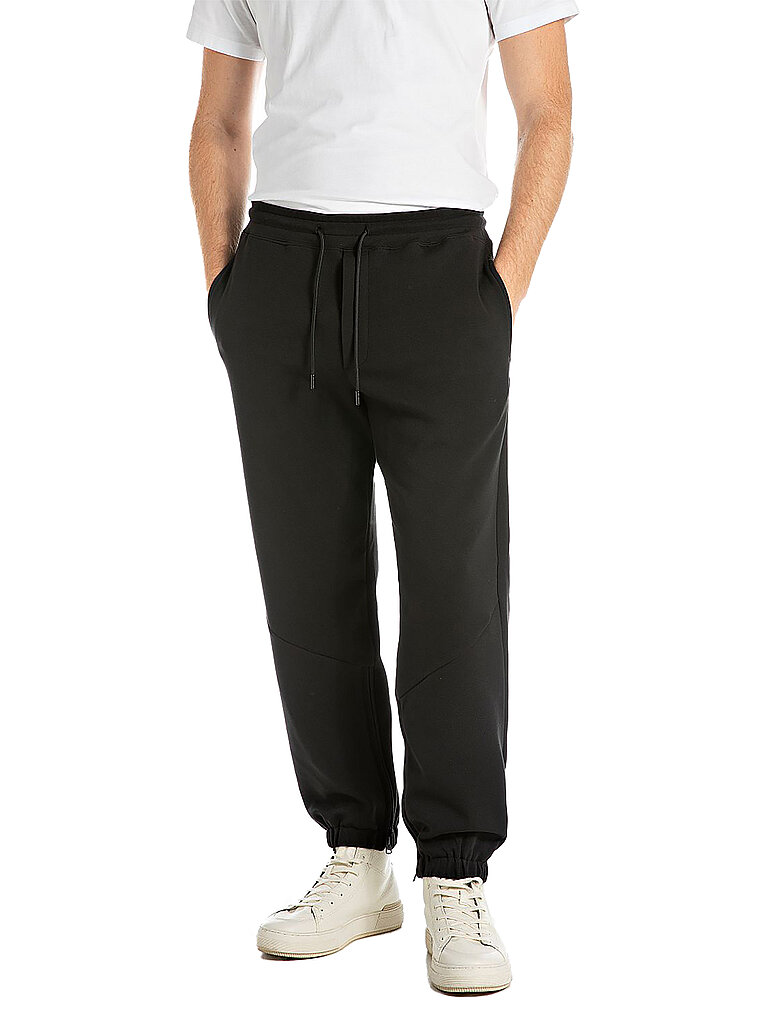 REPLAY Jogginghose  schwarz | XL