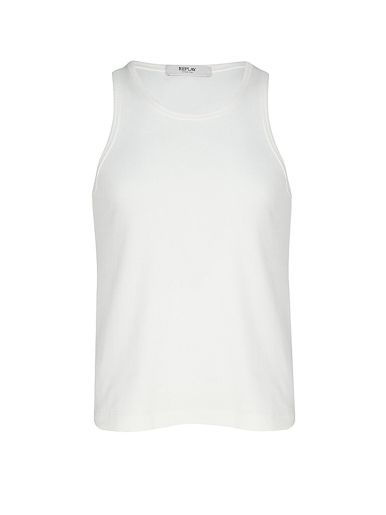REPLAY Tanktop weiss M herren