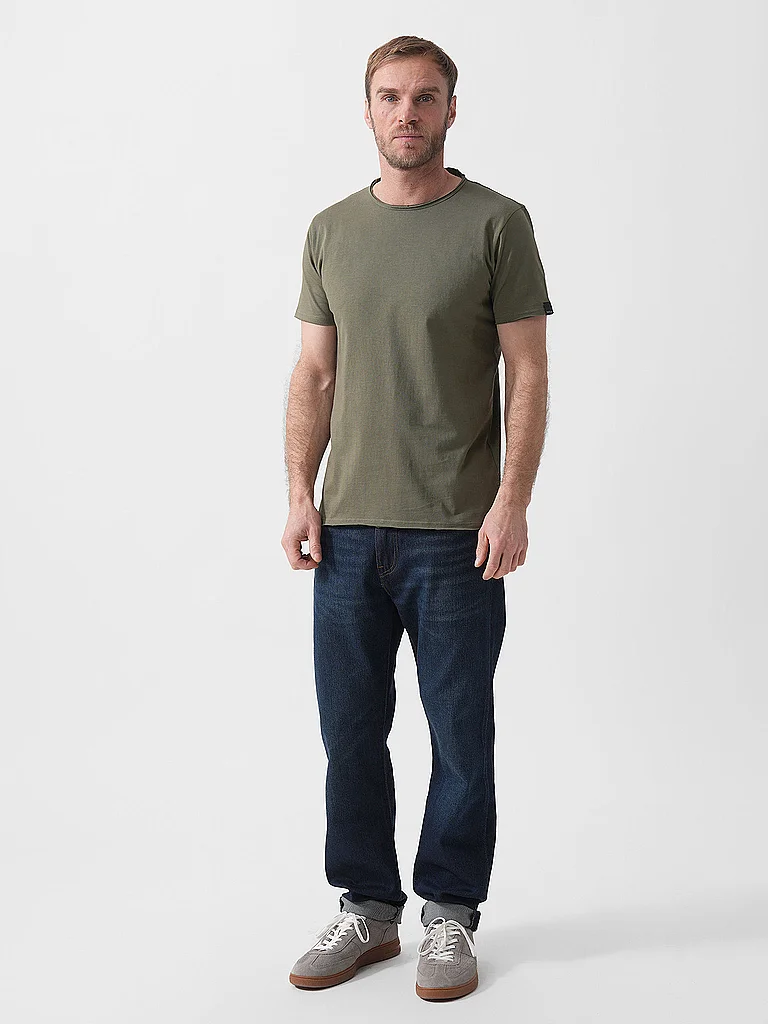 REPLAY T-Shirt  olive   S herren 2