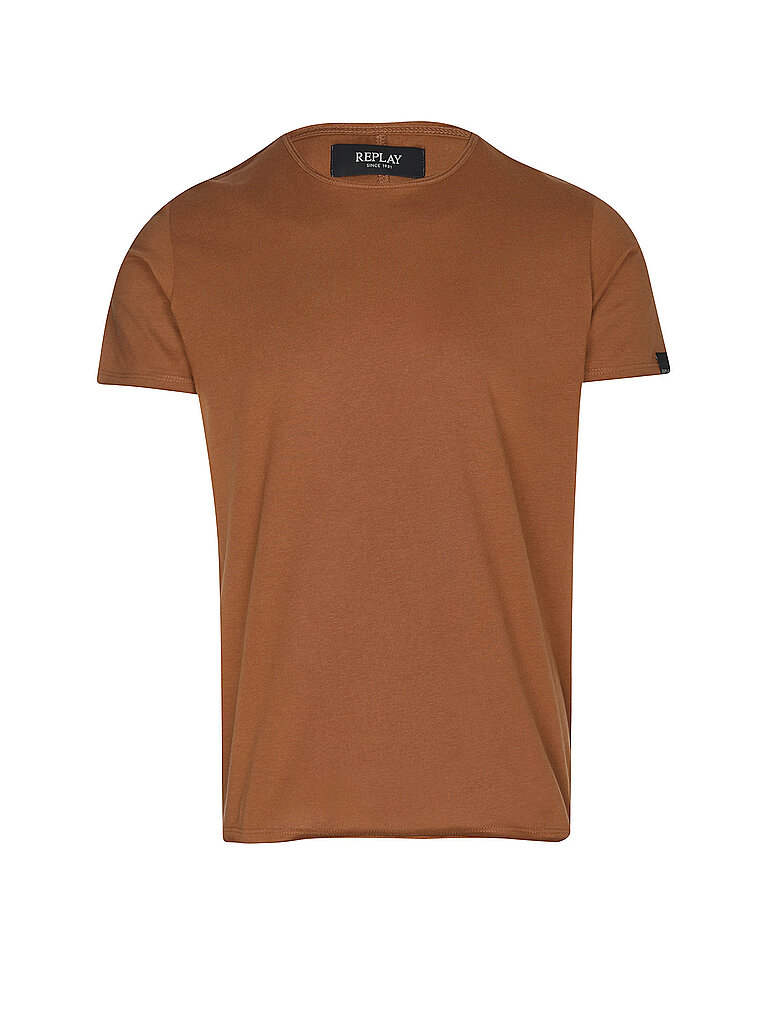 REPLAY T-Shirt  camel | S