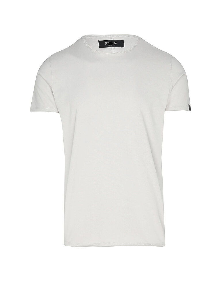 REPLAY T-Shirt  hellgrau | S