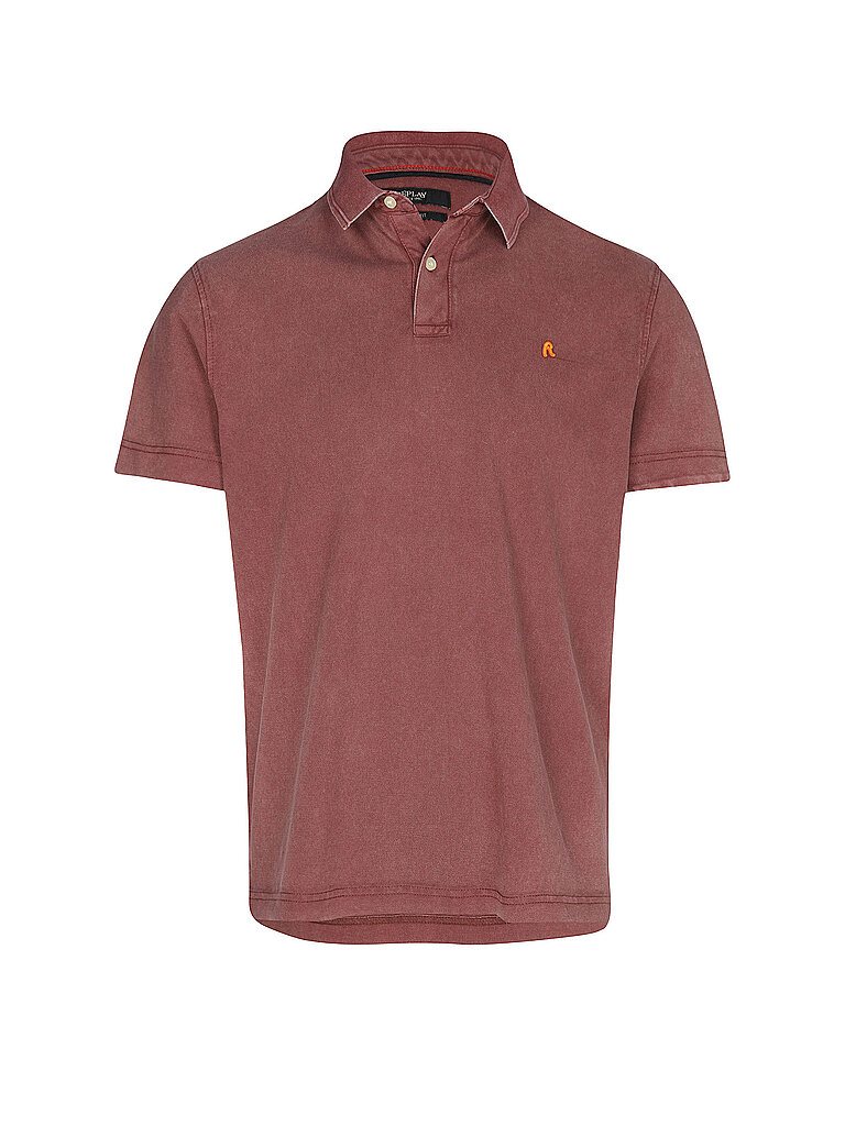 REPLAY Poloshirt  braun | L