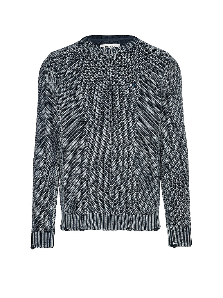 REPLAY Pullover blau M herren