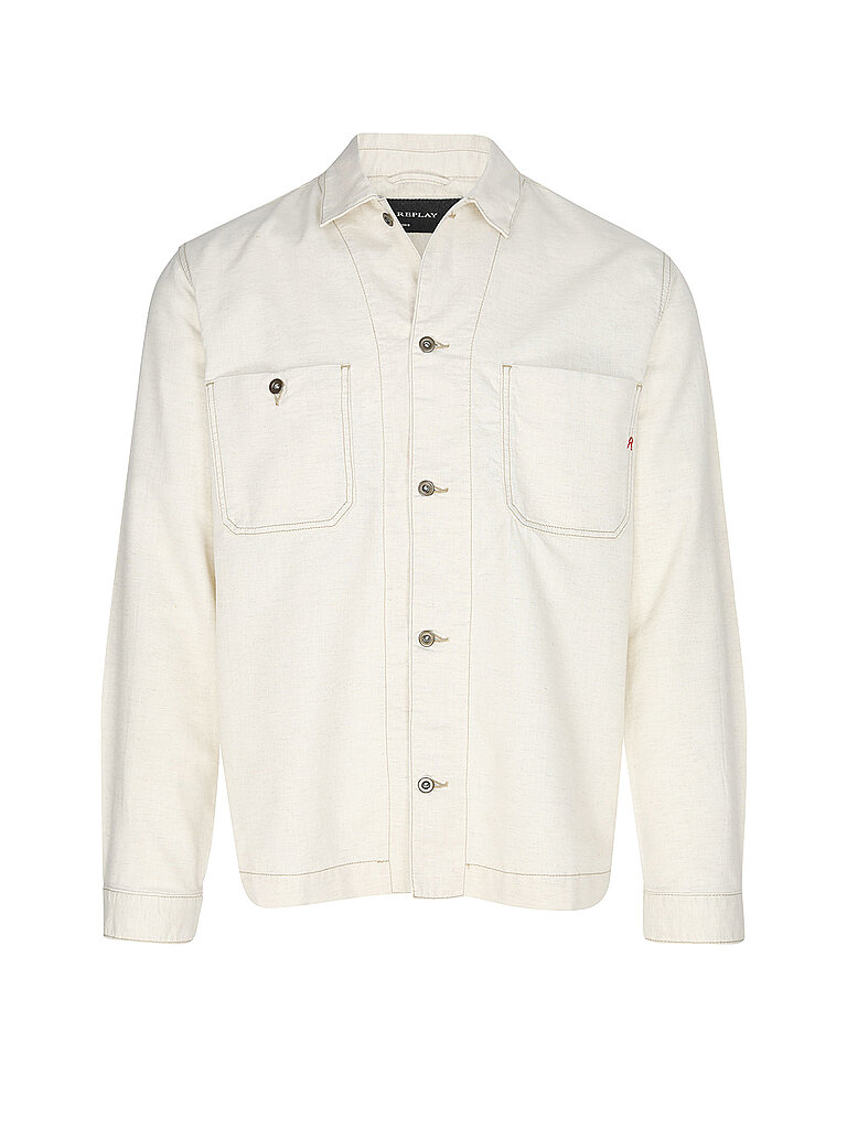 REPLAY Jacke creme | S