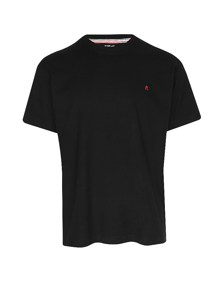 REPLAY T-Shirt CHEST R schwarz | S