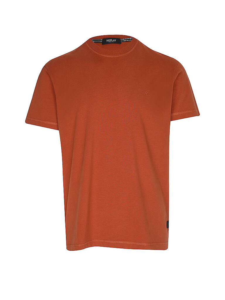 REPLAY T-Shirt  orange | S