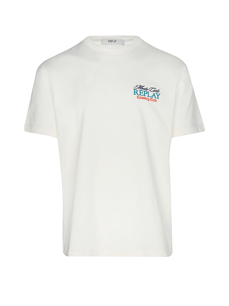REPLAY T-Shirt  weiss | S