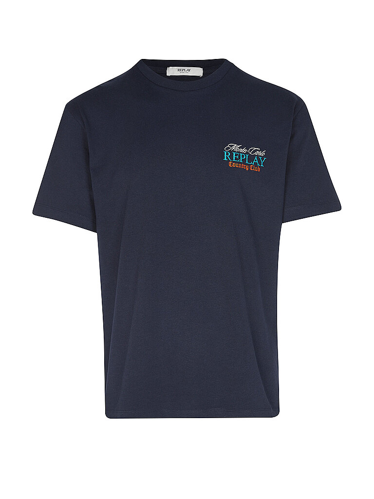 T-Shirt dunkelblau M herren