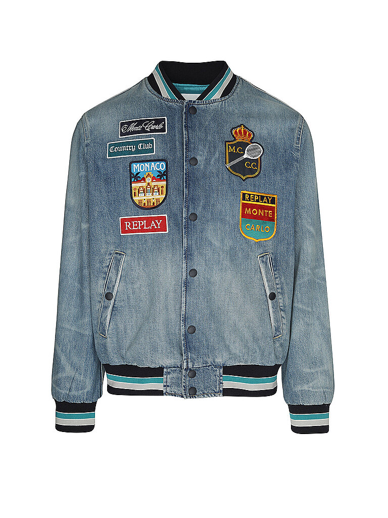 Jeansjacke MONTE-CARLO hellblau XXL herren