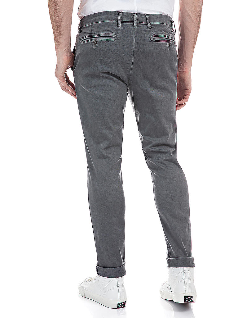 REPLAY | Chino Slim Fit " Zeumar " Hyperflex | grau