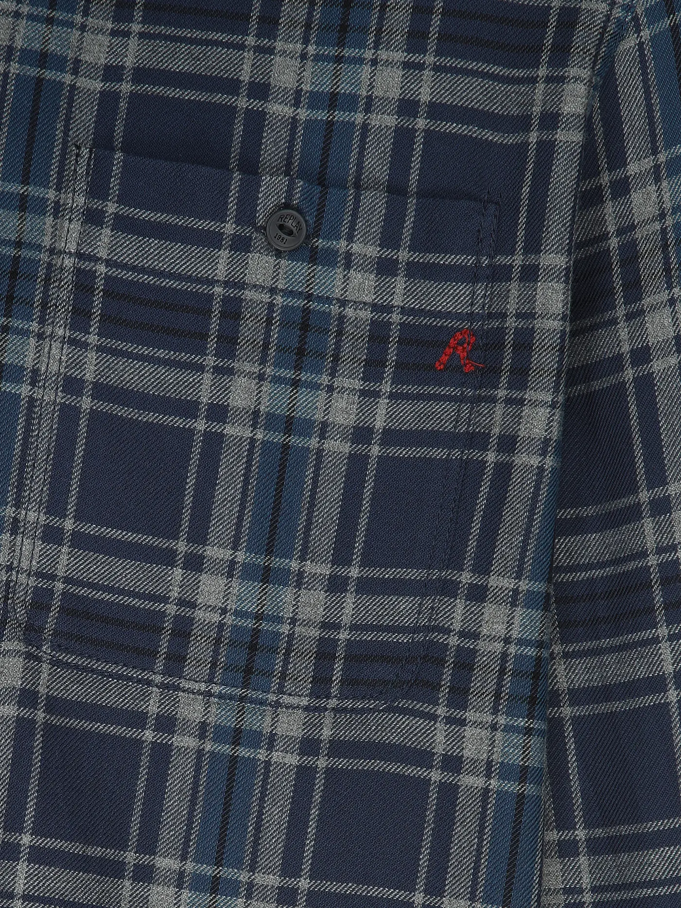 REPLAY | Hemd Regular Fit  | blau