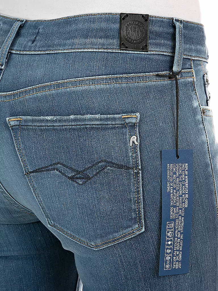 REPLAY | Highwaist Jeans Slim Fit " Luzien " Hyperflex | blau