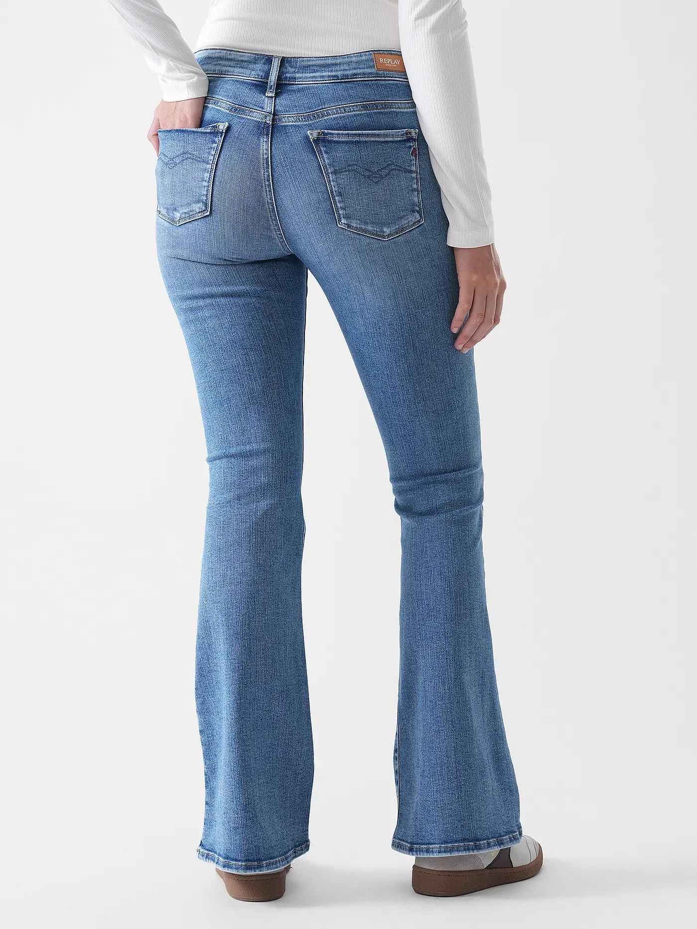 REPLAY | Jeans Bootcut JOELLA | blau
