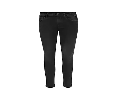 Replay New Luz Hyperflex Jeans Donna - Skinny Vita Alta Con Stretch - Colore Denim (Non Sbianca) - 4