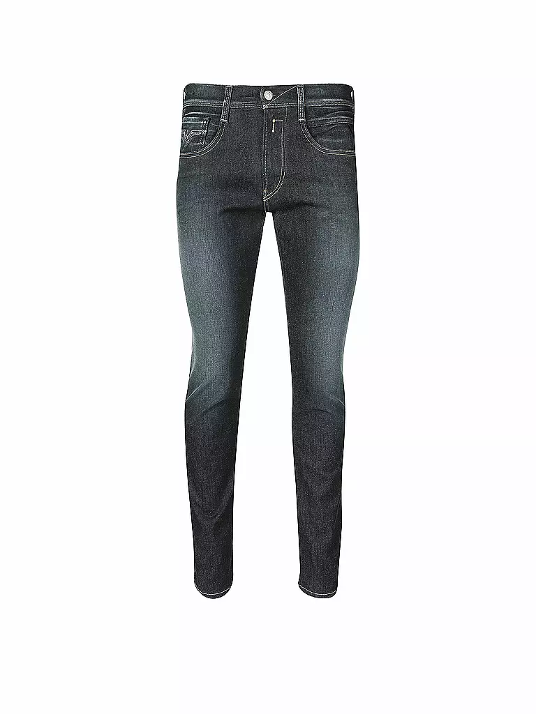 REPLAY | Jeans Slim Fit Ambass Hyperflex Reused | schwarz