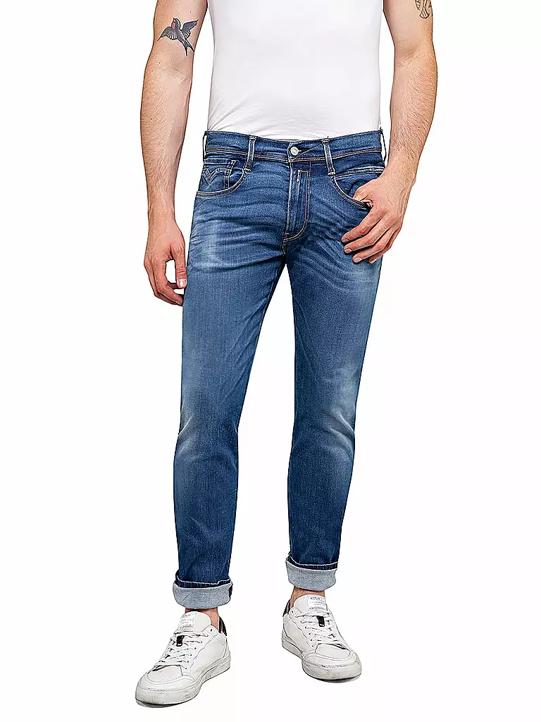 REPLAY | Jeans Slim Fit ANBASS HYPERFLEX BIO | blau